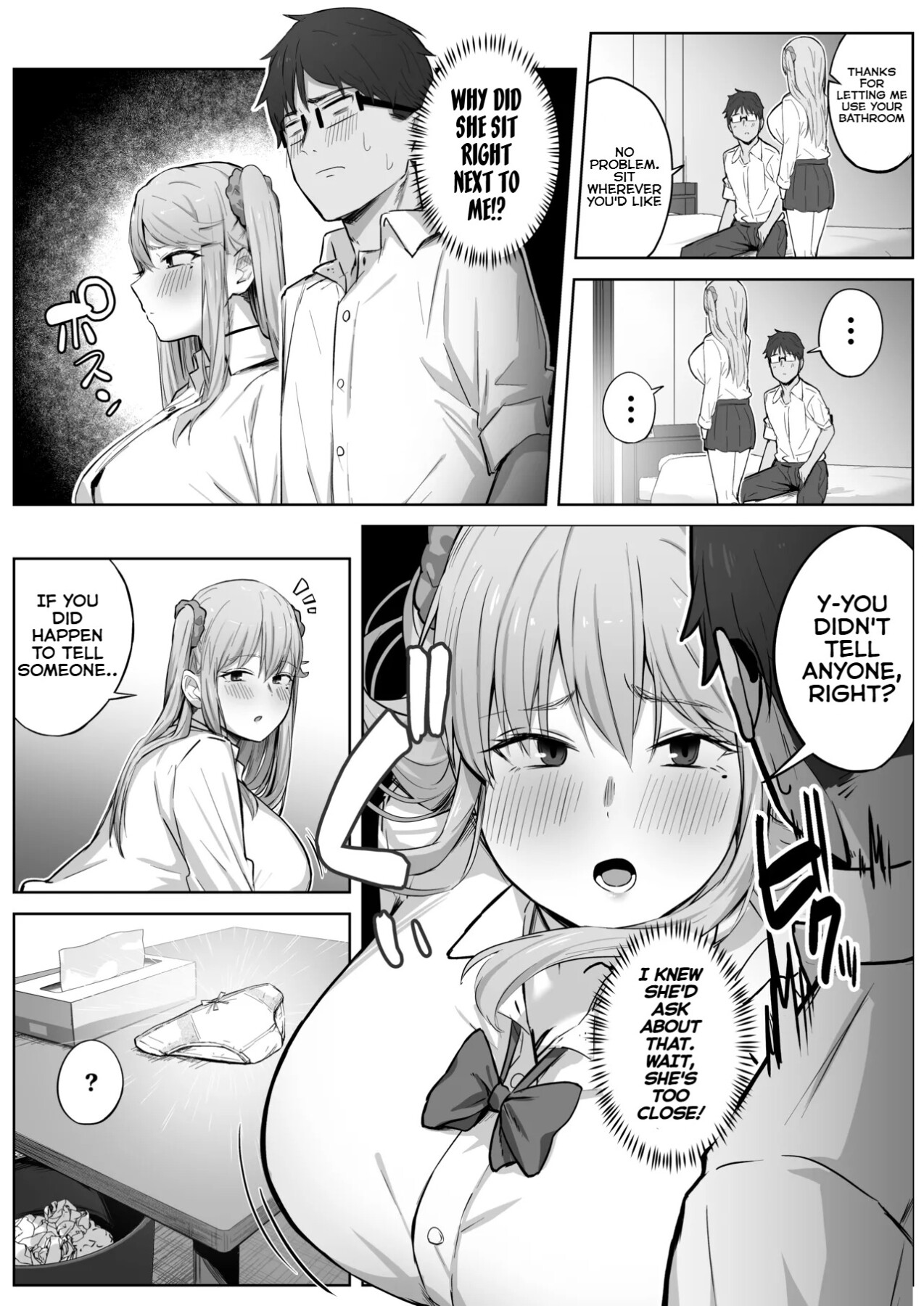 Hentai Manga Comic-The popular gal in my class had a wetting and inverted nipple complex.-Read-15